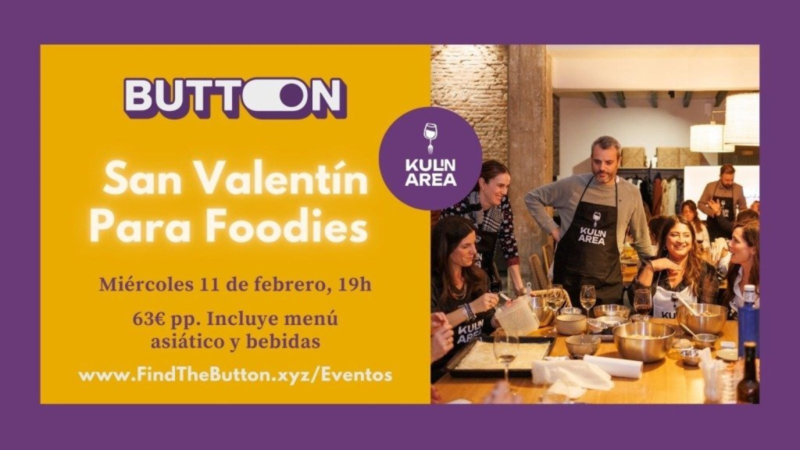 Button Presenta - San Valentín para Foodies